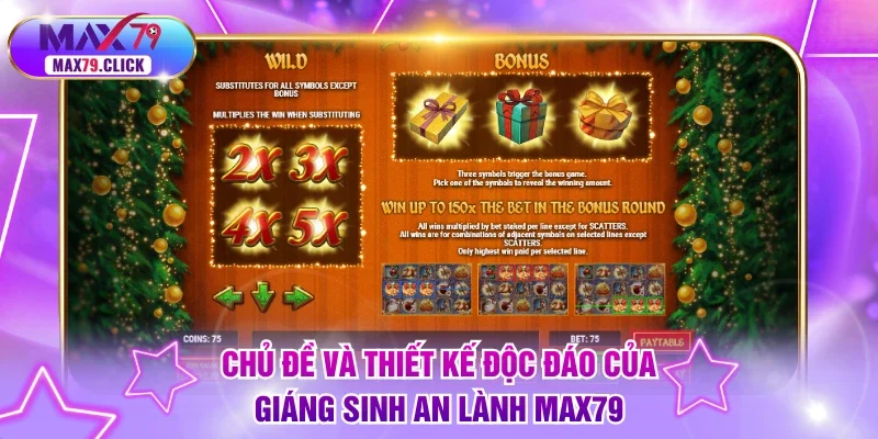 Chủ đề và thiết kế độc đáo của Giáng Sinh An Lành MAX79